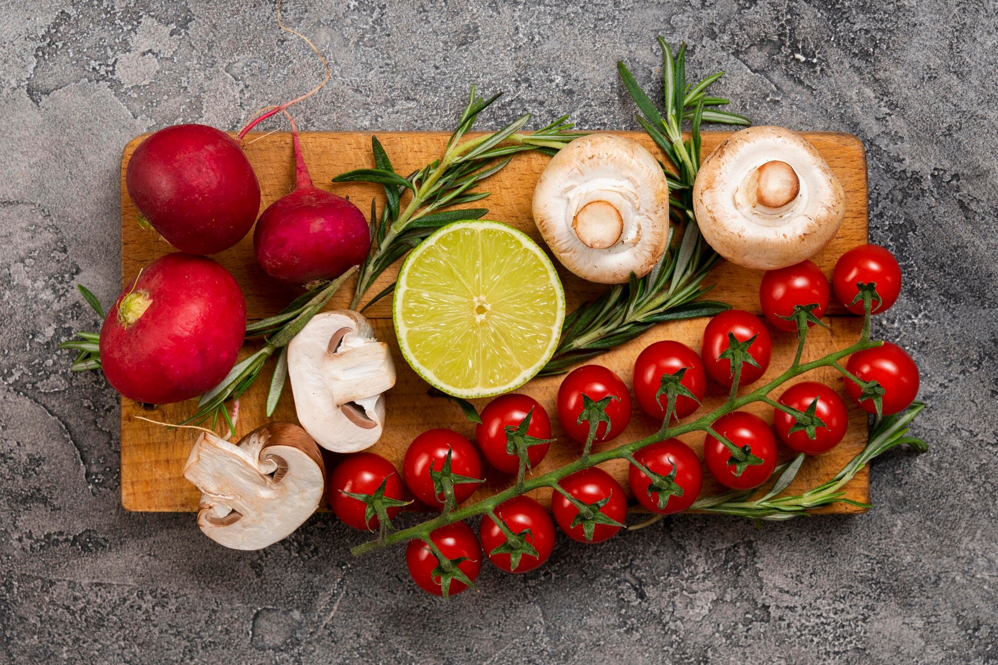 Ingredientes frescos y balanceados